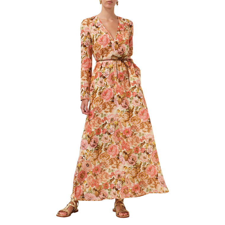 green emerald velvet dress Zimmermann