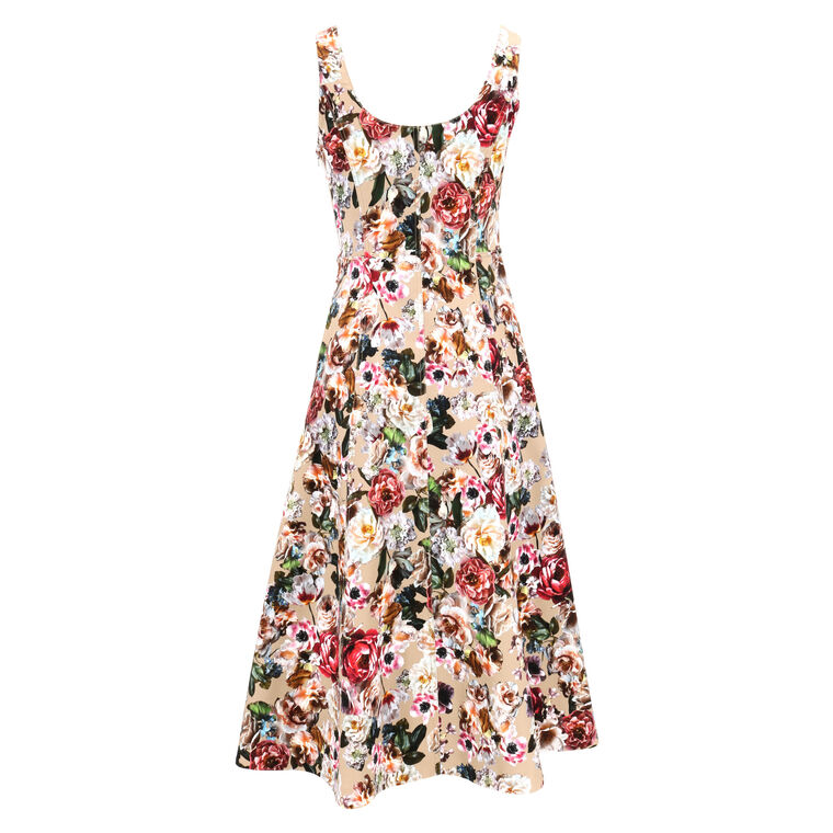 Amelie Dress in Printed Cotton