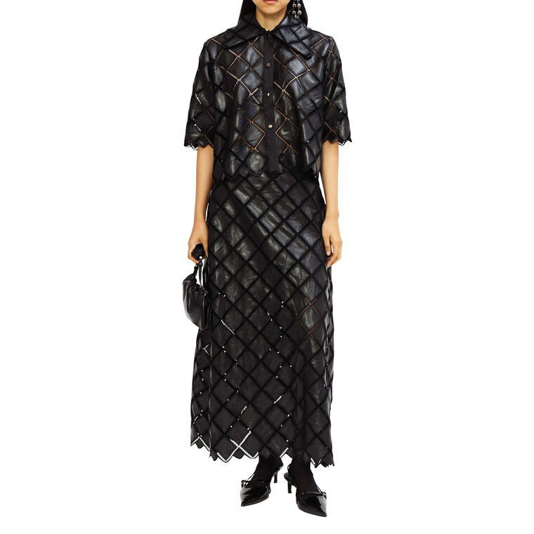 Lozenge Midi Skirt image number null