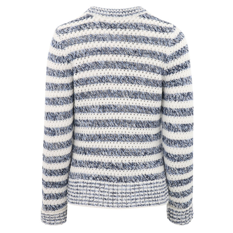 Newton Striped Cotton Sweater image number null
