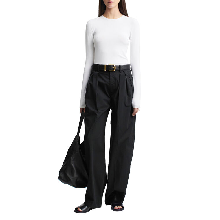 Zana Fitted Long Sleeve Knit Top image number null