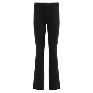 Selma High-Rise Coated Sleek Baby Bootcut Jean
