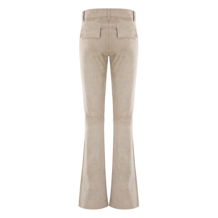 Suede Flare Jean image number null