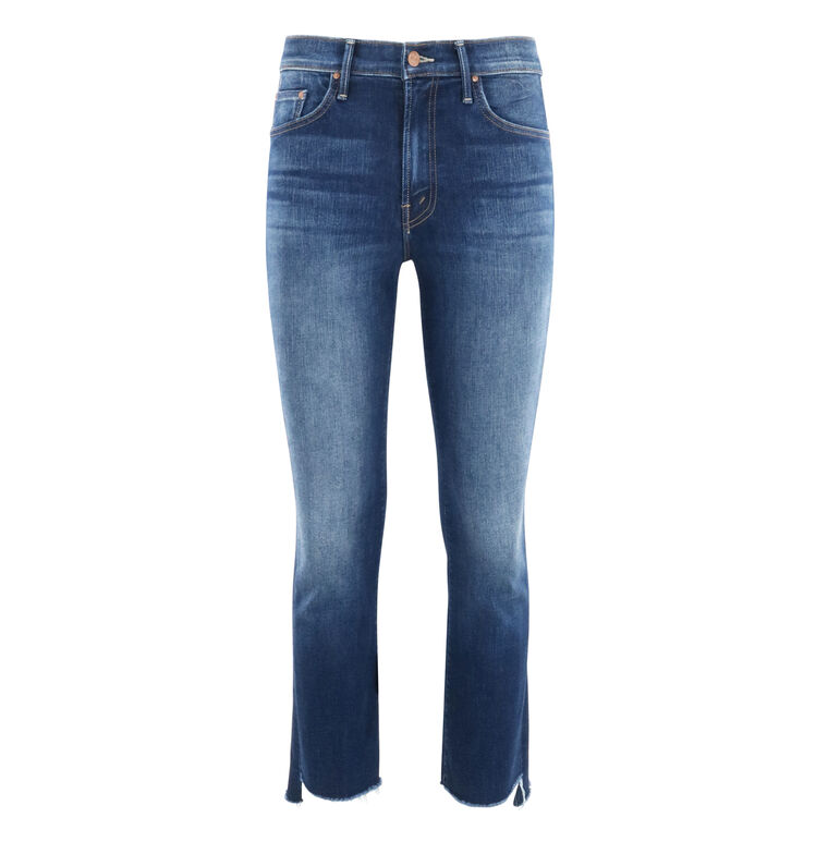 The Insider Crop Step Fray Jean image number null