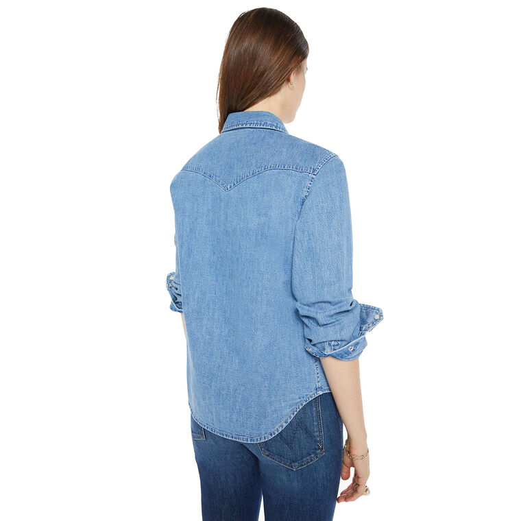 All My Exes Denim Button Down image number null
