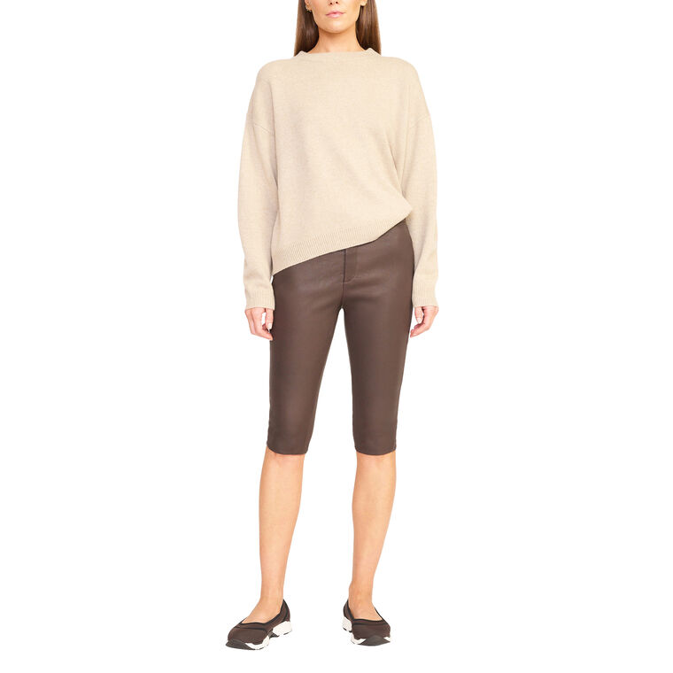 Serrano Cashmere Relaxed Crewneck Sweater image number null