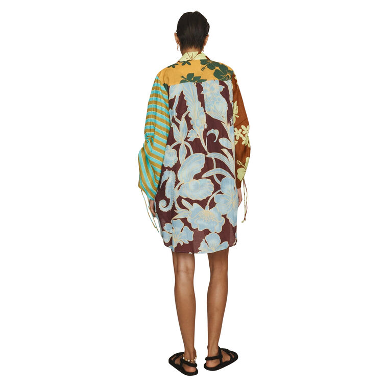 Poppy Spliced Shirt Dress image number null