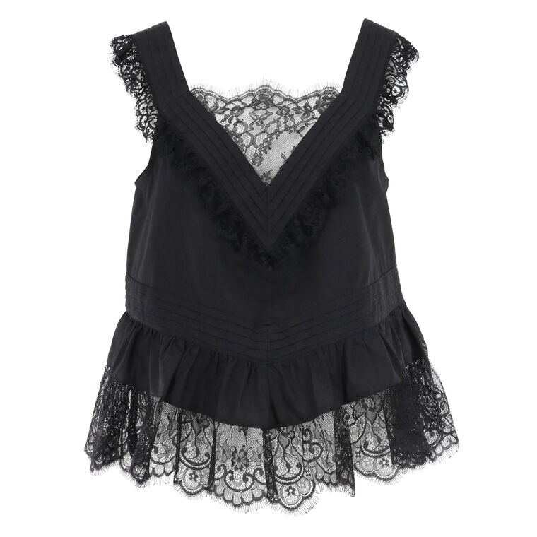 Hilda Lace Sleeveless Top image number null