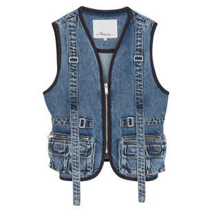 Lightweight Denim Field Vest
