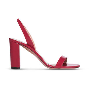 So Nude 85mm Block Sandal