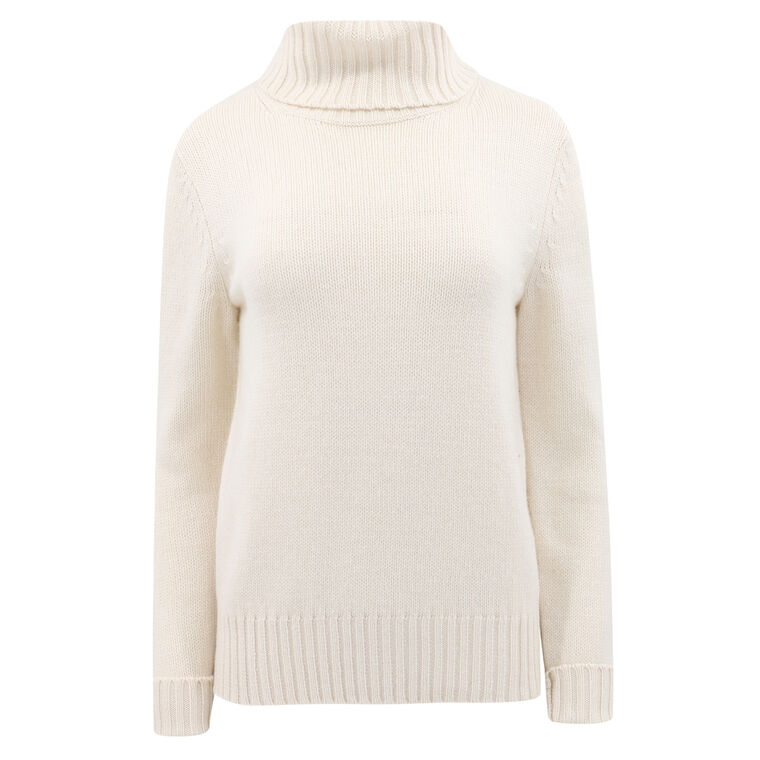 Relaxed Wool Long Sleeve Pullover image number null