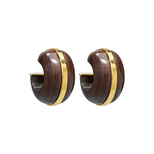 Halo Hoops In Acacia Wood