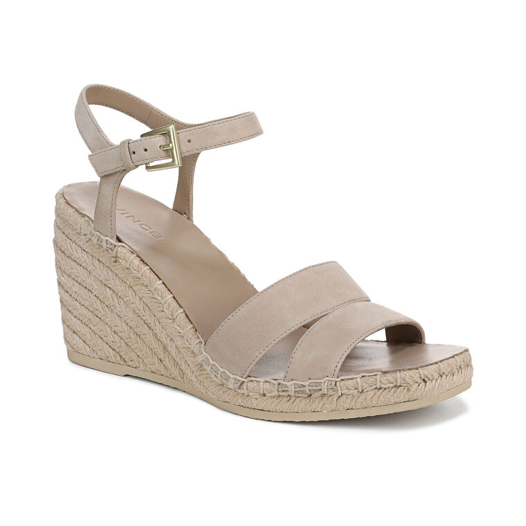 Gwen Suede Espadrille Wedge Sandal image number null