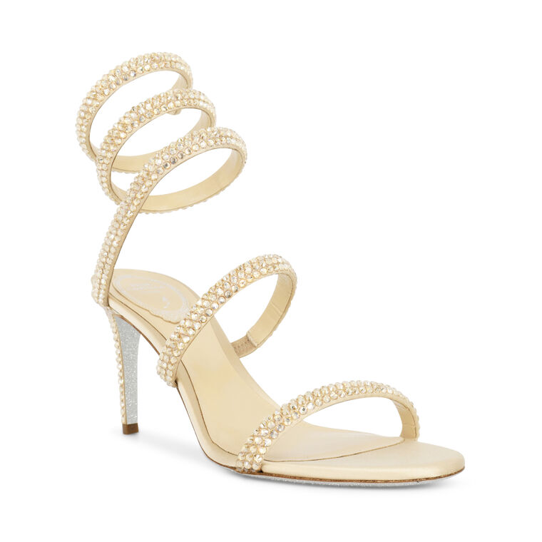 Cleo 80mm Honey Sandal With Crystals image number null