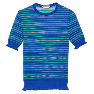 Short Sleeve Fairisle Top