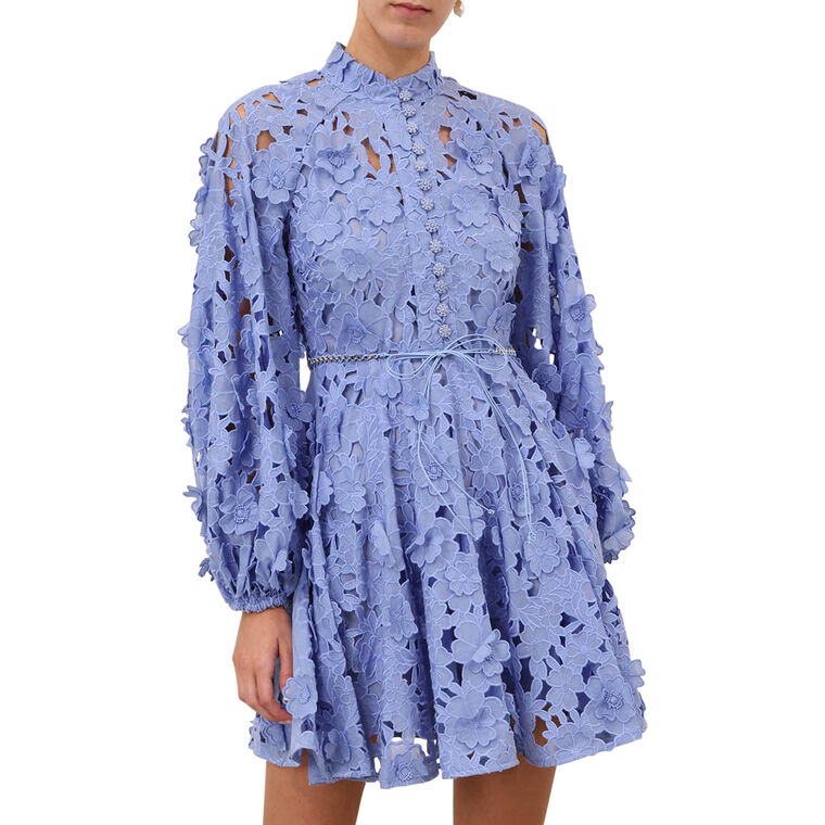 Patience Belted Long Sleeve Mini Dress image number null