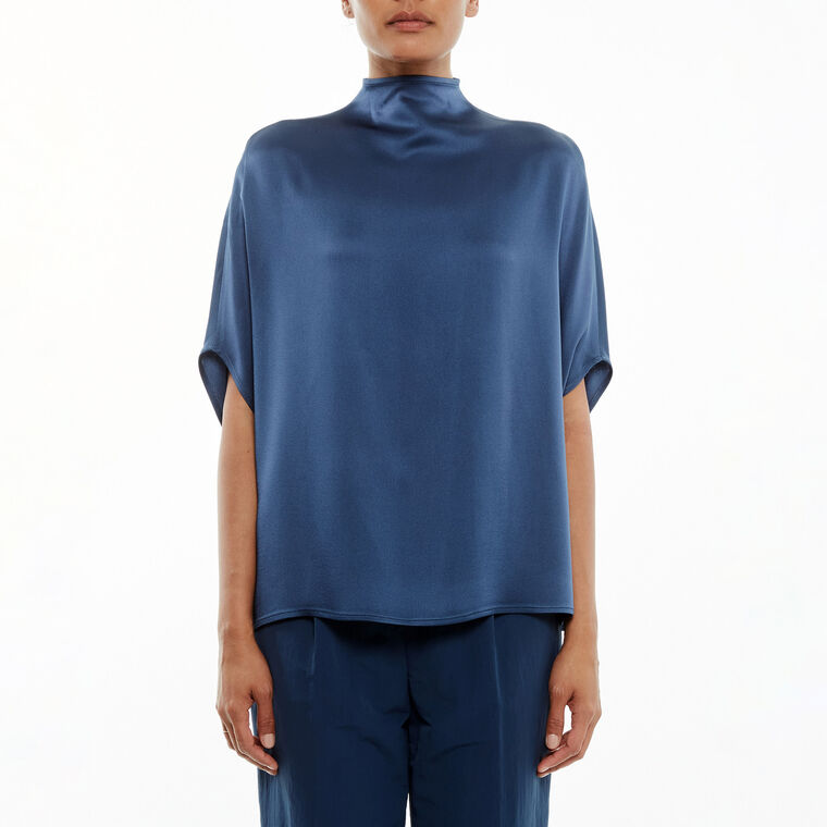 Satin Cape Tee image number null