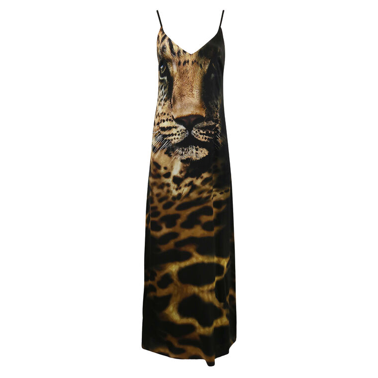 Kayla Leopard Maxi Dress image number null