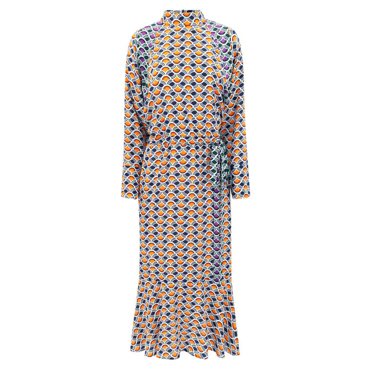 Crossed Waves Dress image number null