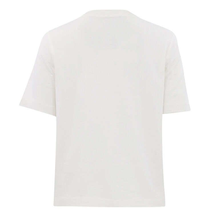 Martha Embroidery Short Sleeve T-Shirt image number null