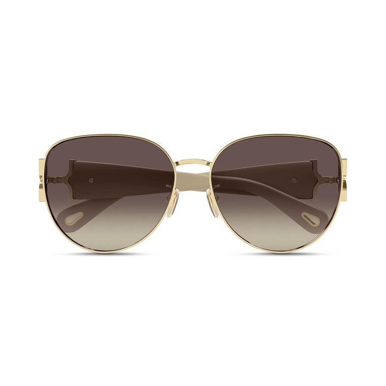 Thick Stem Aviator Sunglasses image number null