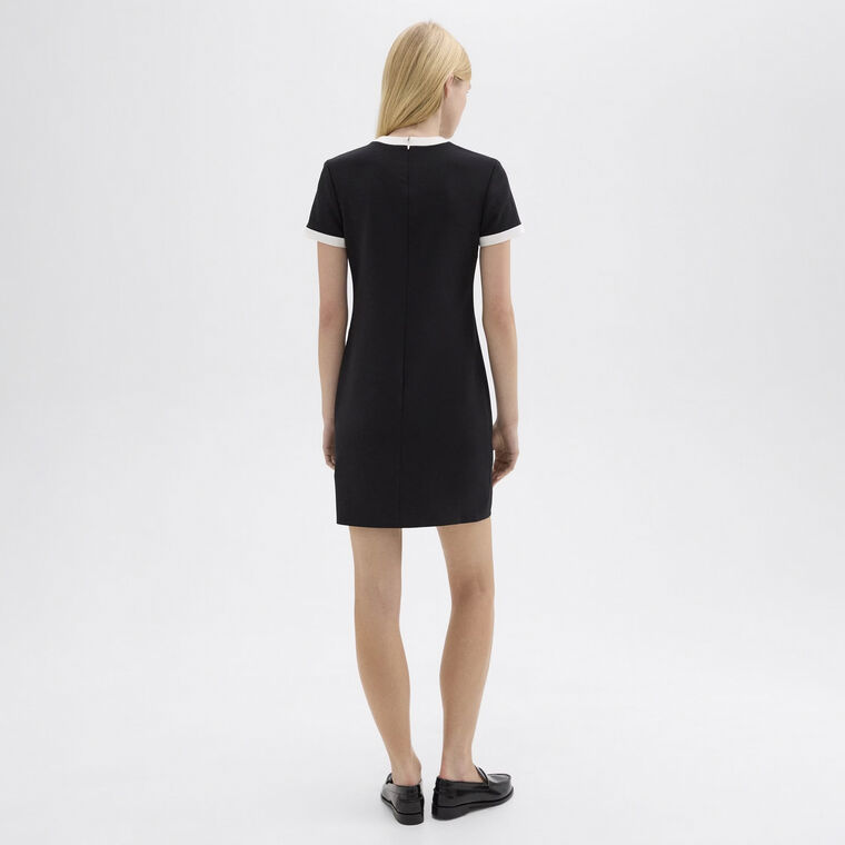 Short Sleeve Contrast Dress image number null