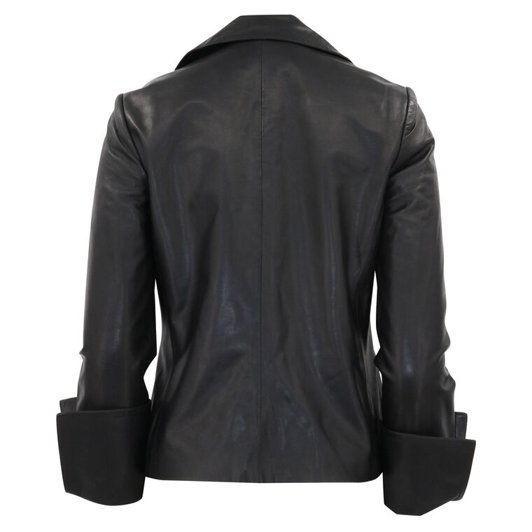 Natasha Leather Tie Top image number null