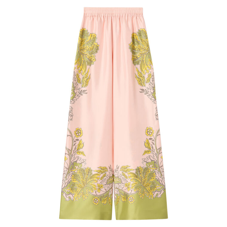 Silk Palazzo Pants image number null