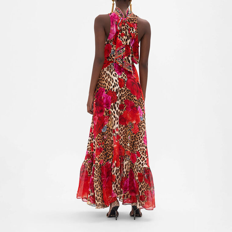 Necktie Dress With Elasticated Waist image number null