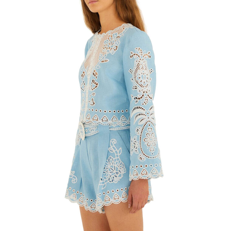 Romantic Richelieu Blouse image number null