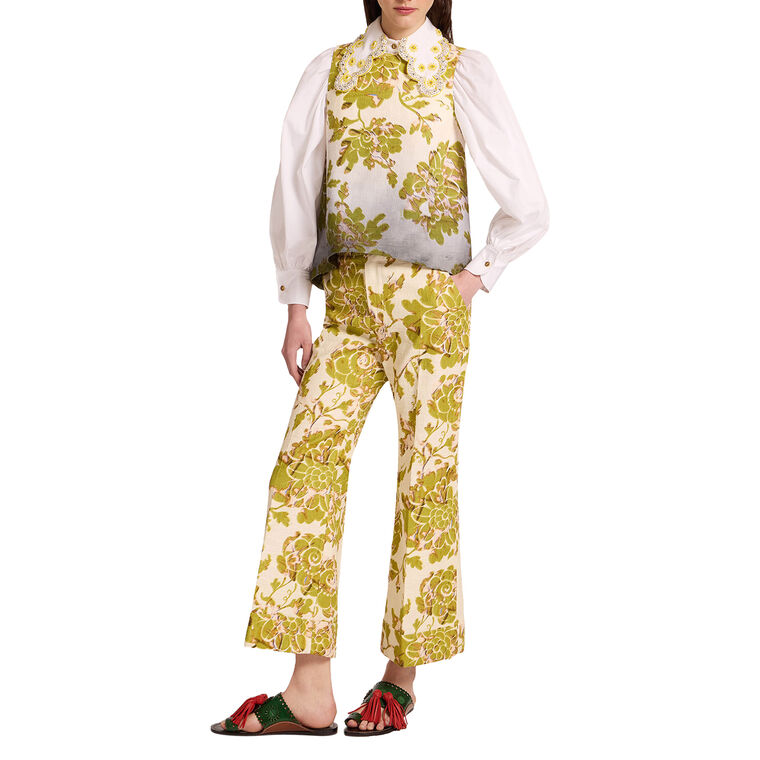 Hendrix Cropped Flare Pants image number null
