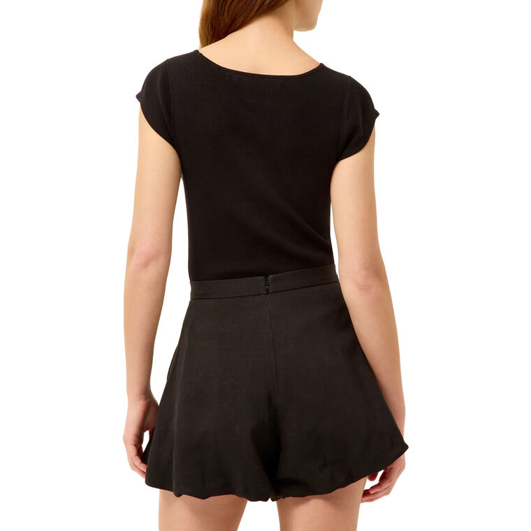 Roxy High-Rise Bubble Hem Short image number null