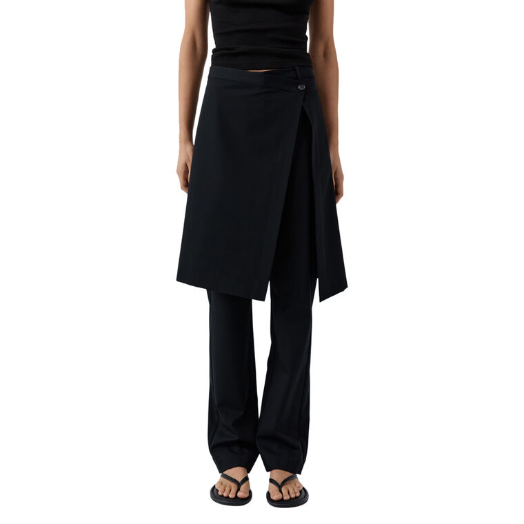 Wool Hybrid Skirt Pants image number null