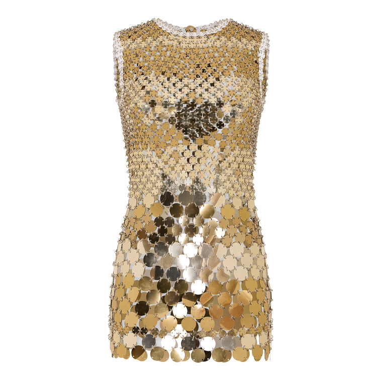 Sleeveless Disc Mini Dress image number null