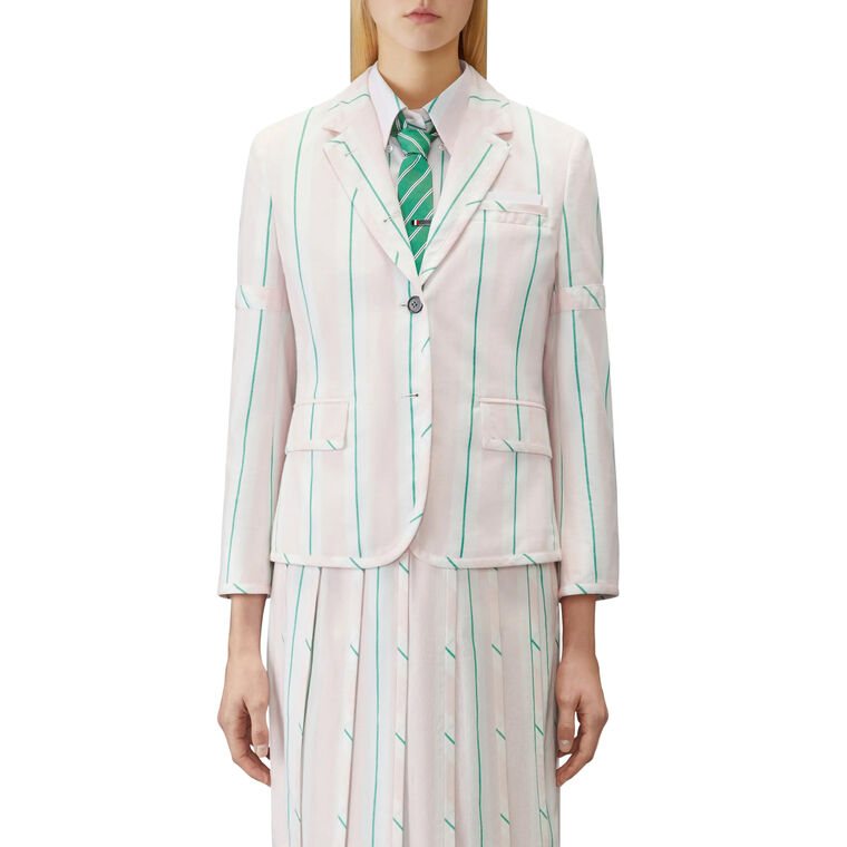 Relaxed Classic Striped Sports Coat image number null