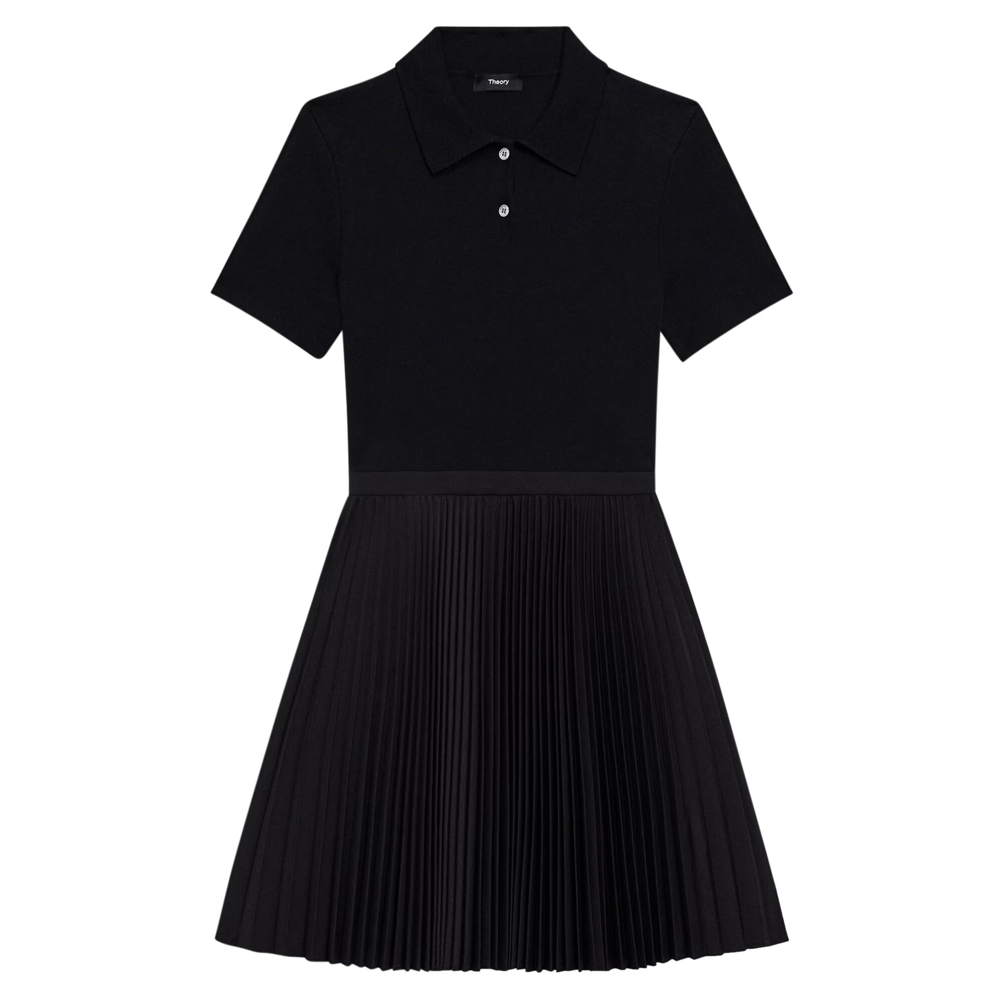 Polo Pleated Mini Dress