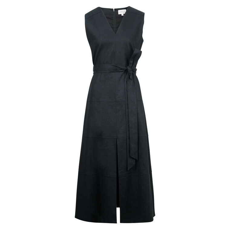 Reinella Sleeveless Belted Midi Dress image number null