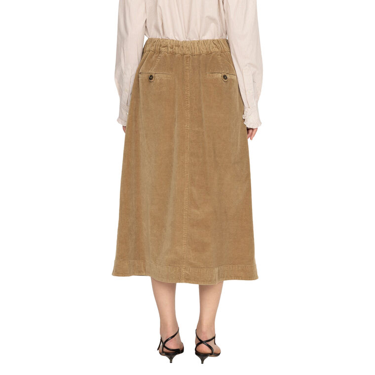 Garret Corduroy Midi Skirt image number null