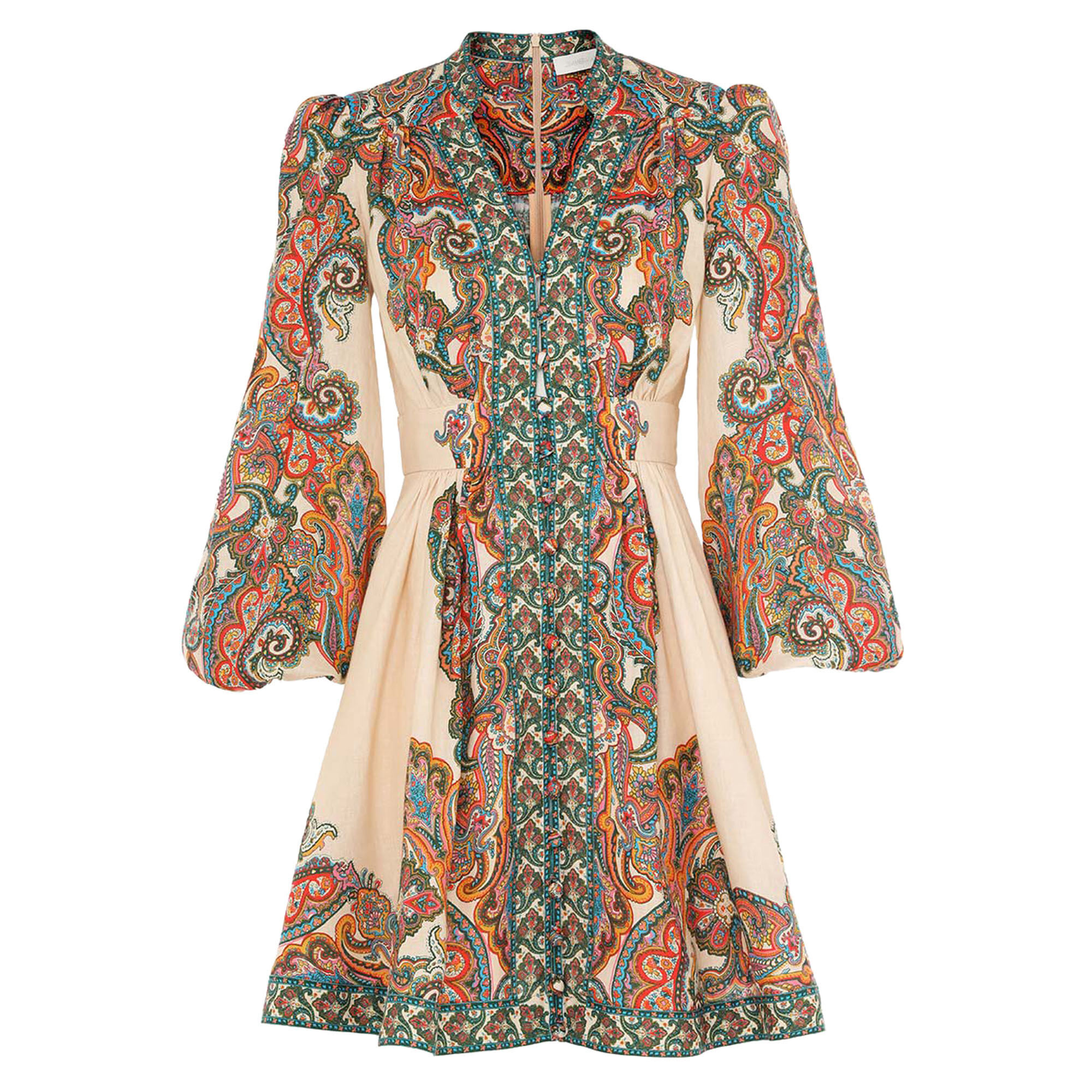 Ottie Plunge Mini Dress
