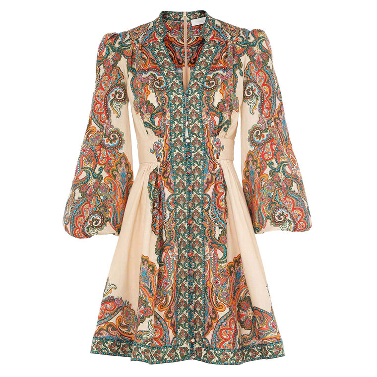 Ottie Plunge Mini Dress image number null