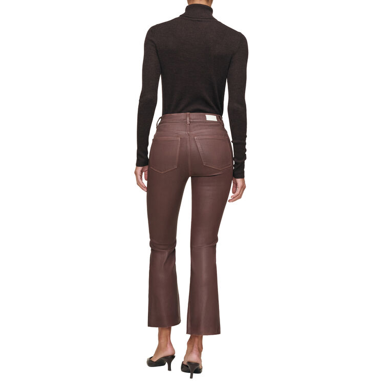 Bridget Boot High Rise Coated Instasculpt Cropped Jeans image number null