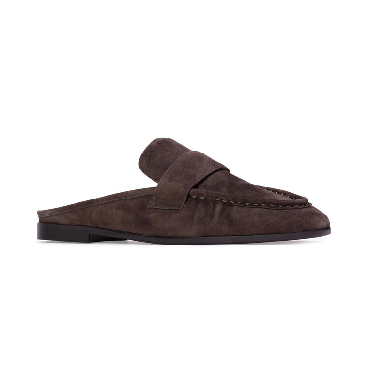 Gabby Suede Loafer Mule image number null