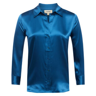 Dani 3/4 Sleeve Silk Blouse