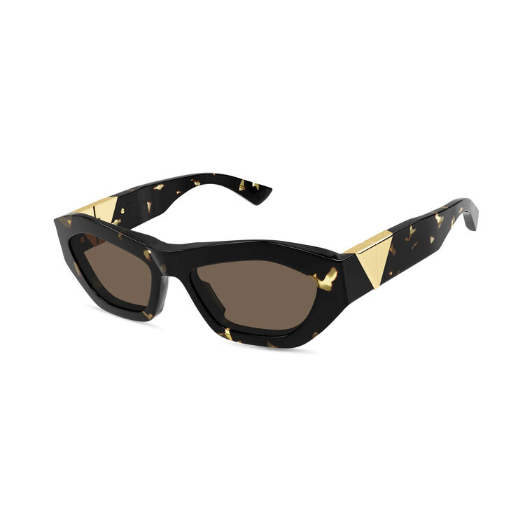 Triangle Logo Tortoise Sunglasses image number null
