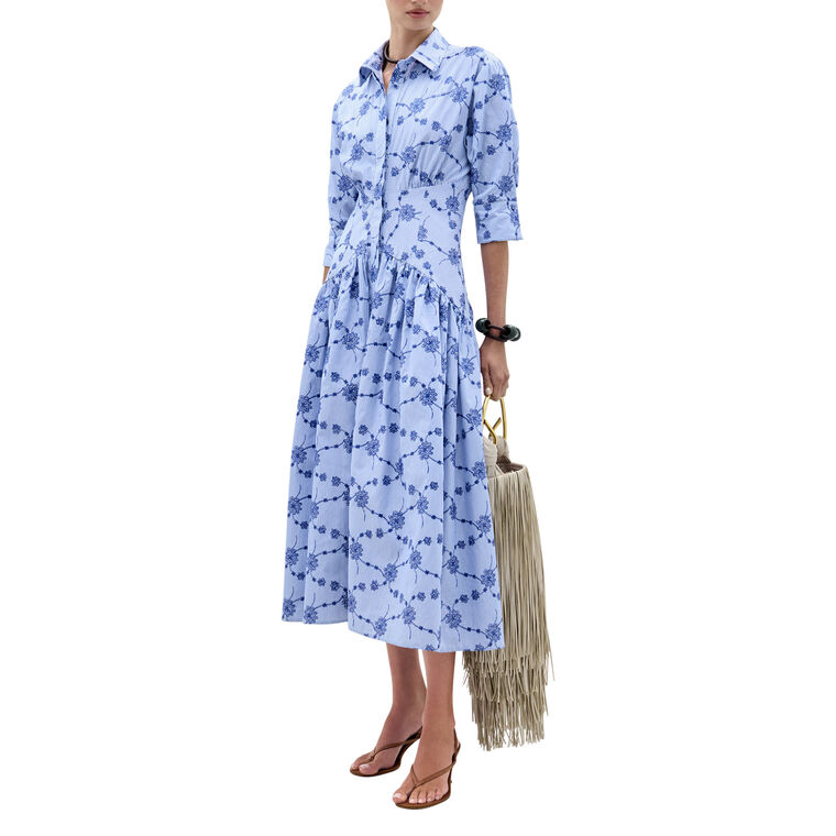 Indy Collared Midi Dress image number null