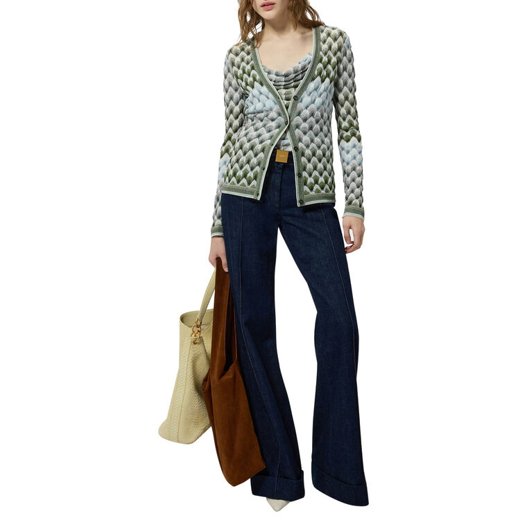 Long Sleeve Buttoned Cardigan image number null
