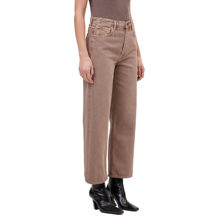 Ren Cropped High-Rise Wide-Leg Jeans image number null