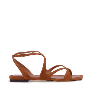 Ayla Suede Flat Sandal