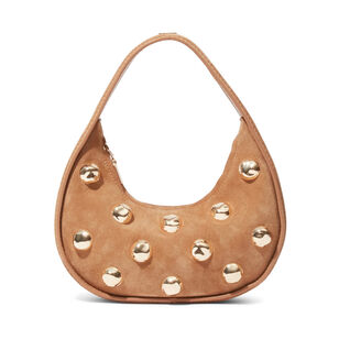 Finn Studded Suede Shoulder Bag