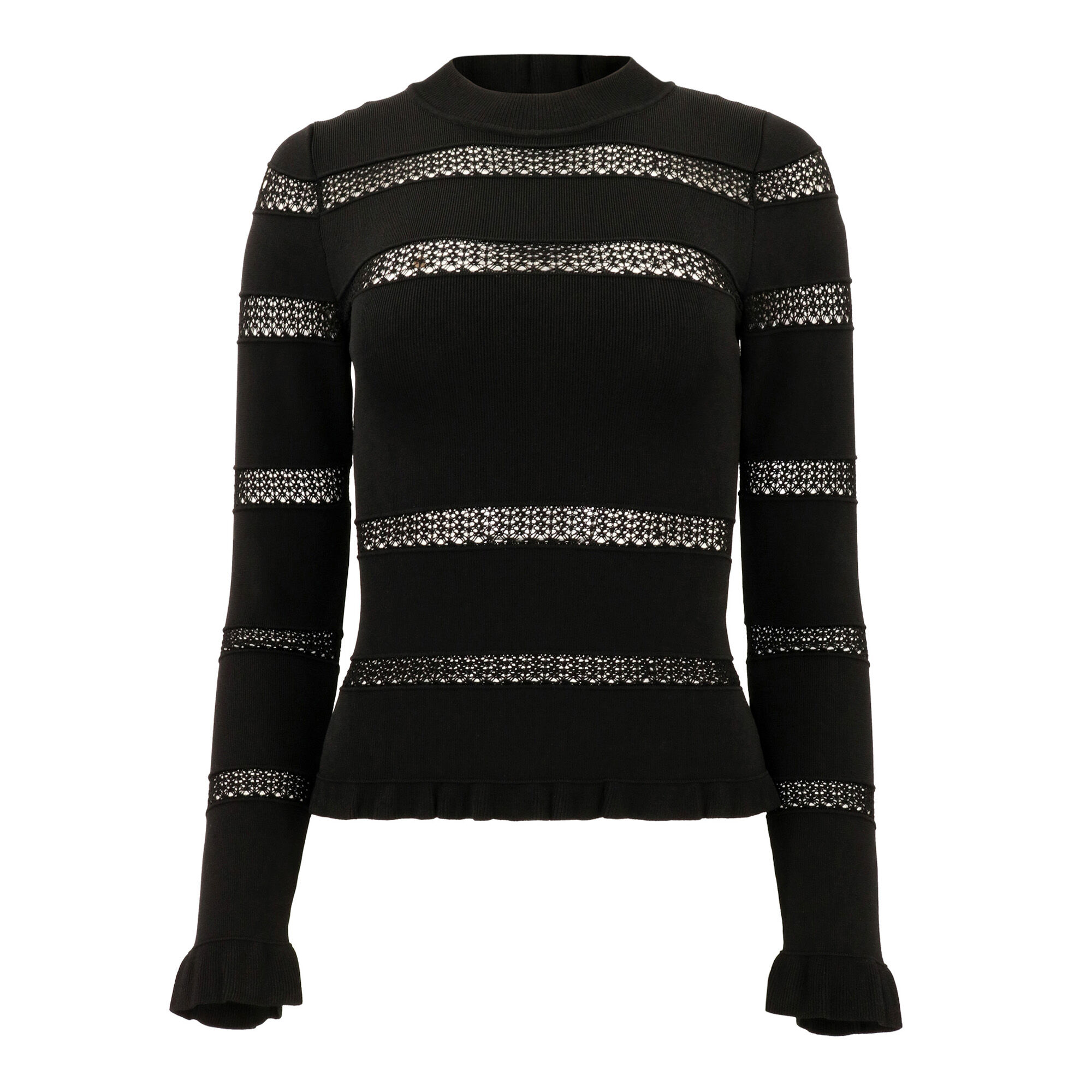 Devon Knit Long Sleeve Peplum Top